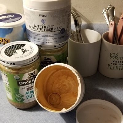 Kathy F.'s empty Better Gut jar