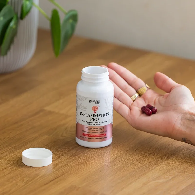 Inflammation Pro bottle with capsules